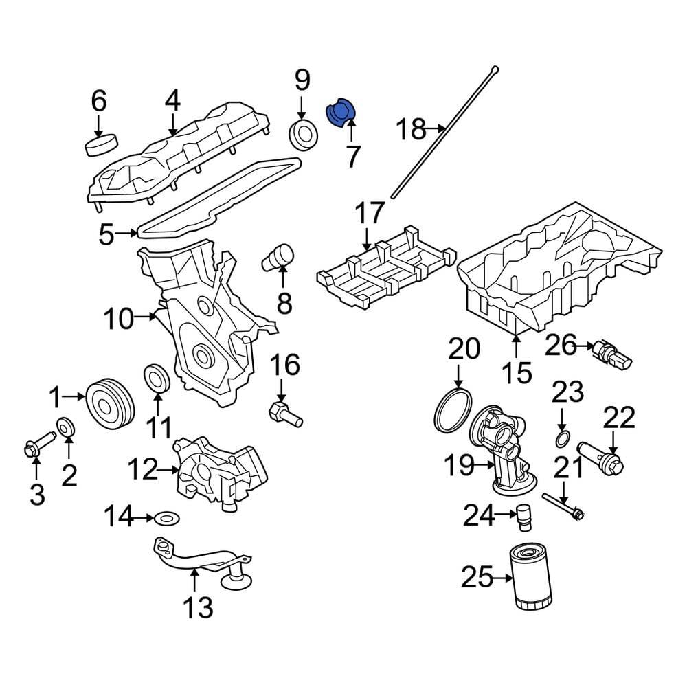 Lincoln OE EP5Z6766A - Engine Oil Filler Cap