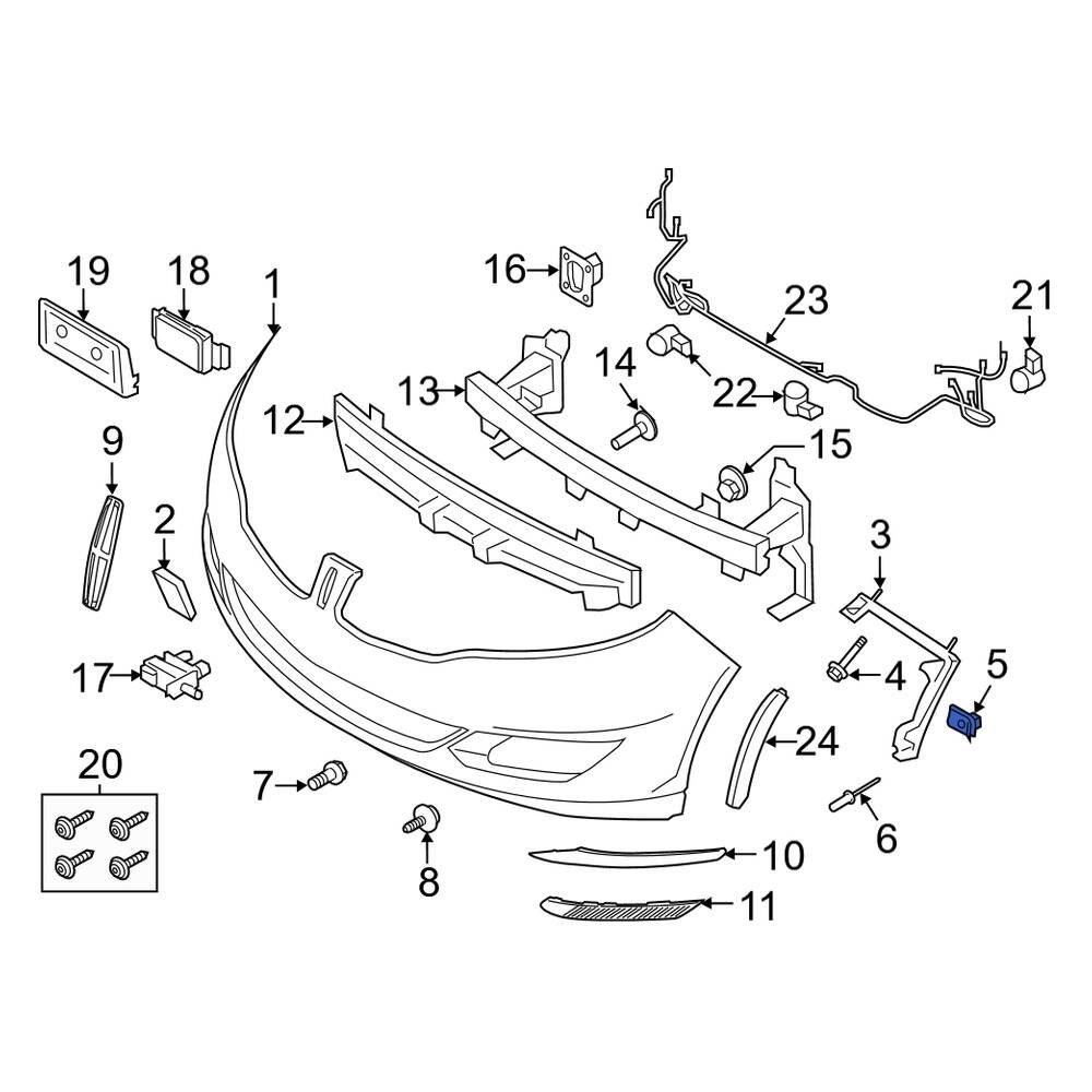 Lincoln OE W714205S307 - Fender Liner Nut