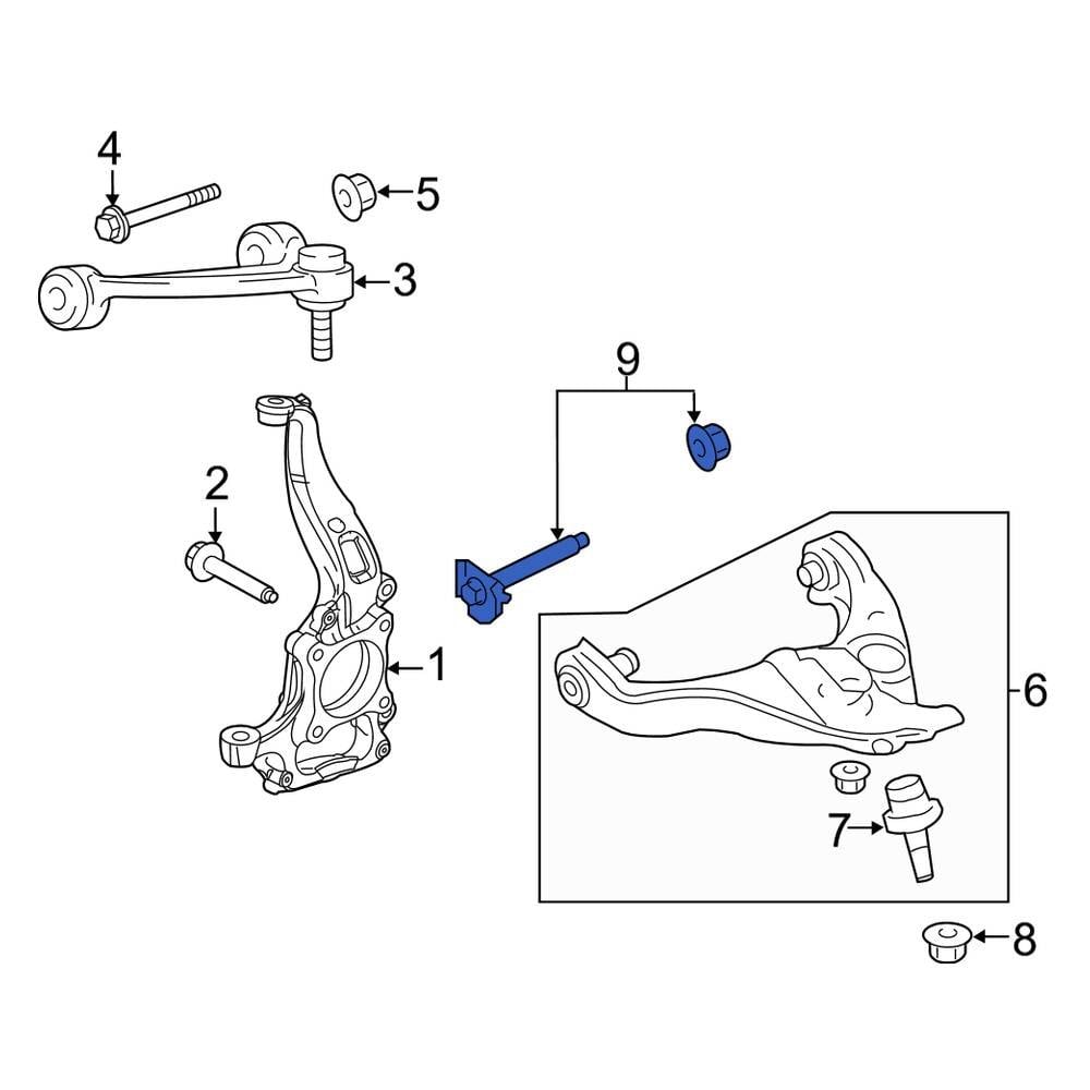 Lincoln OE 7L1Z3B236AB - Front Alignment Camber Adjusting Eccentric