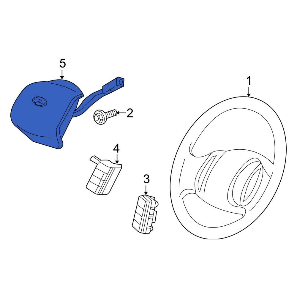 Lincoln OE FL7Z78043B13AC Steering Wheel Air Bag