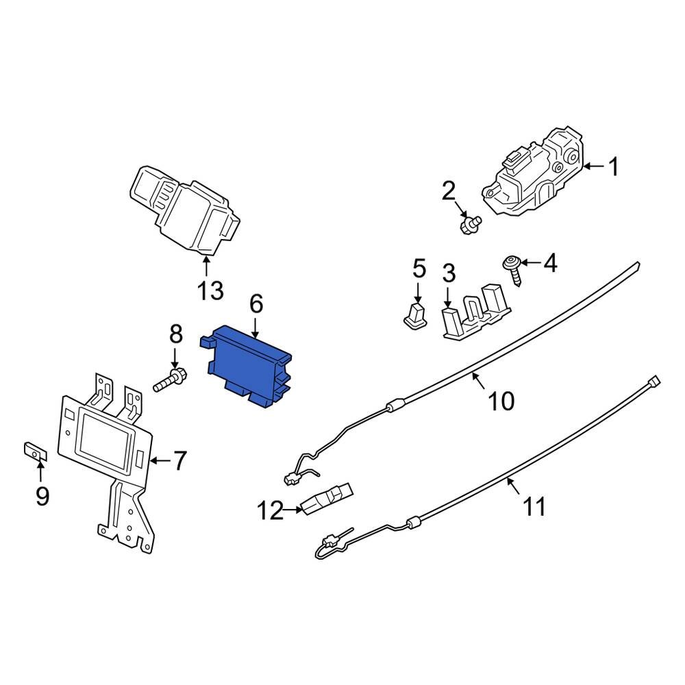 Lincoln OE JX7Z14B291Z Rear Liftgate Control Module