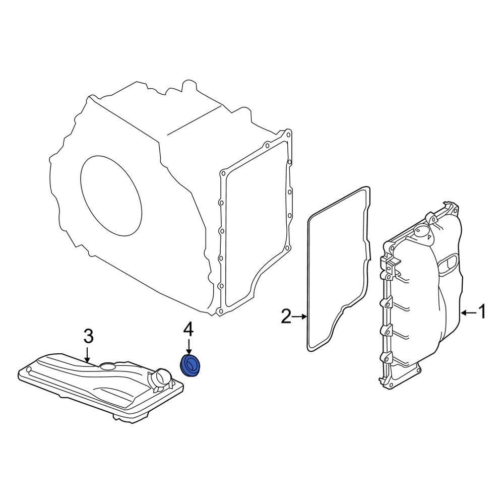 Lincoln OE 7T4Z7Z302A Automatic Transmission Filter ORing