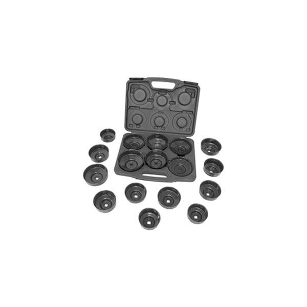 Lisle 61530 82mm 15-Flute End Cap Wrench Set