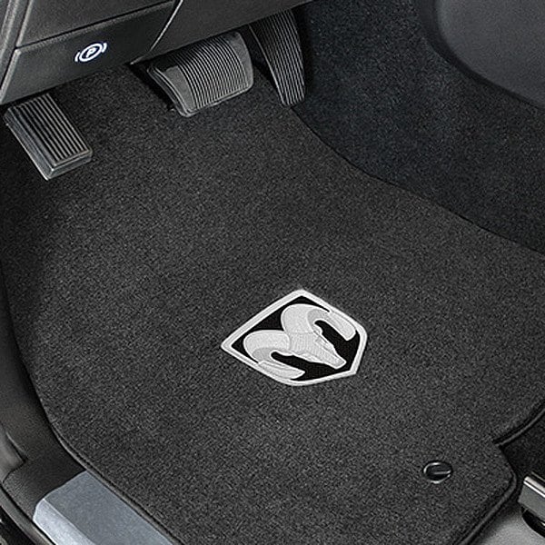 Lloyd Mats Velourtex Custom Fit St Row Ebony Floor Mats With Ram Logo