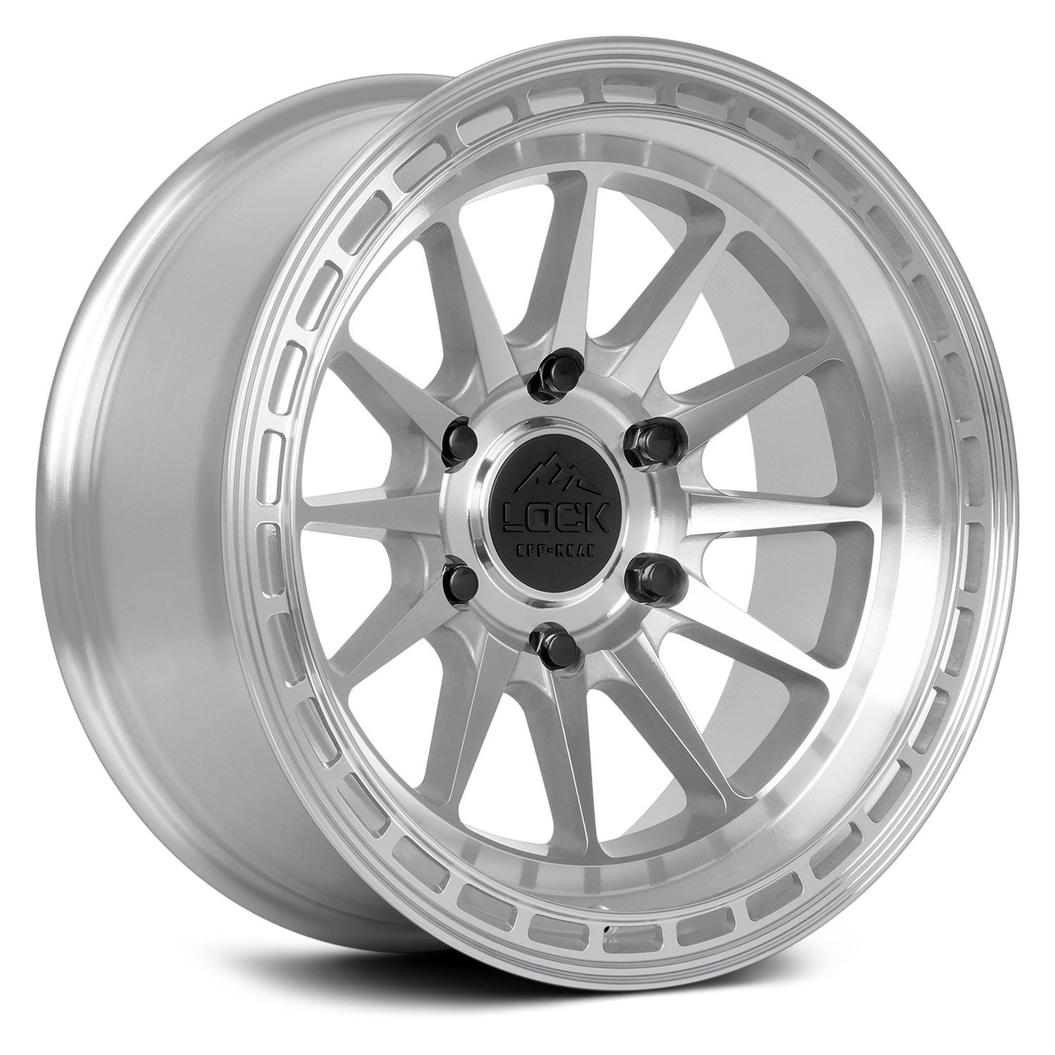 LOCK OFF-ROAD® BAJA Wheels - Machined with Clear Coat Rims