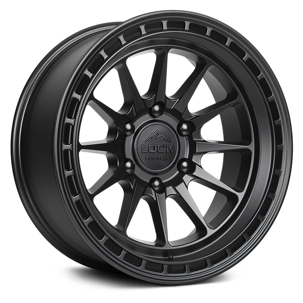 LOCK OFF-ROAD® BAJA Wheels - Matte Black Rims