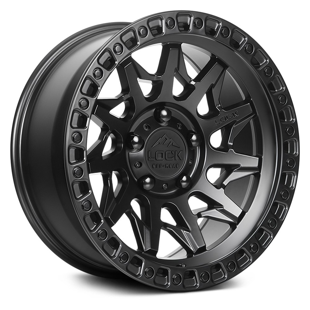 LOCK OFF-ROAD® LUNATIC Wheels - Matte Black Rims