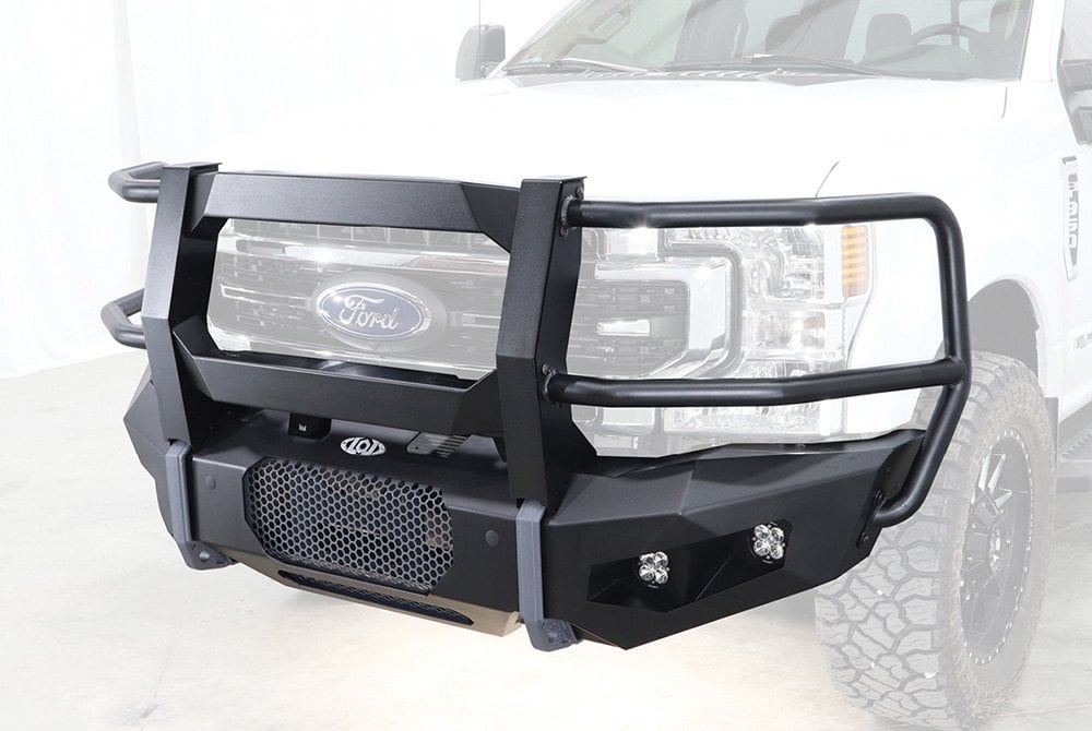 LoD Offroad® FHG1101 - Destroyer Black Powder Coated Headlight Guards