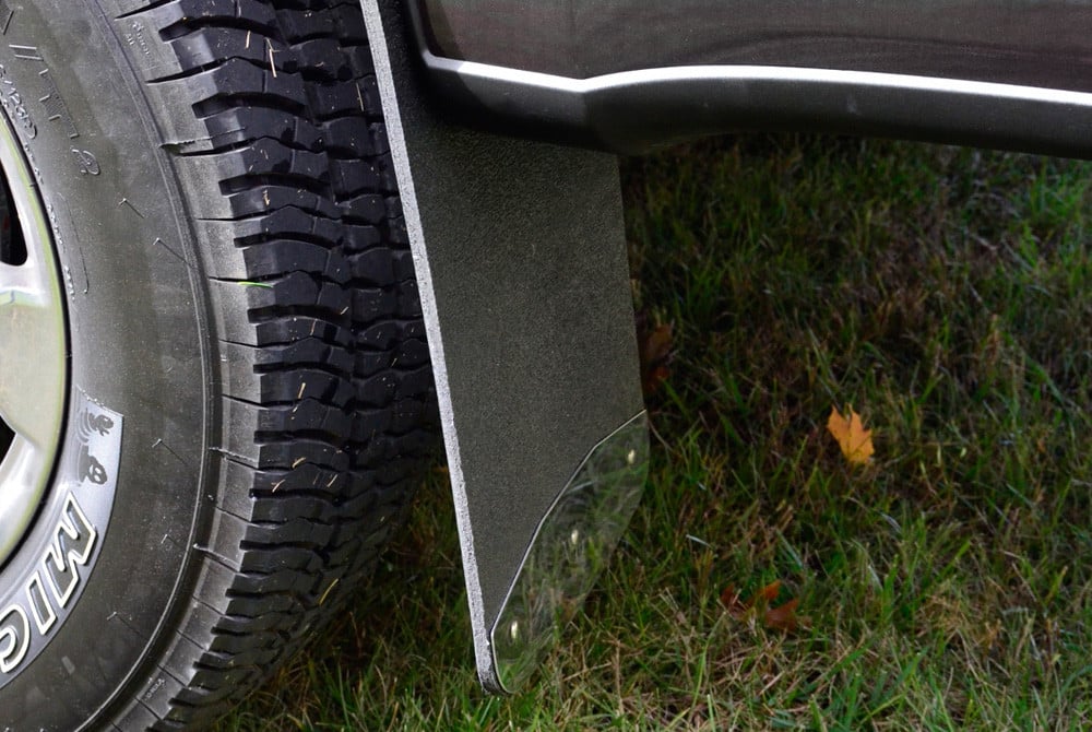 thumbnail image 2 of LUVERNE 250931 Rear 12-Inch X 20-Inch Textured Rubber Mud Guards, Select Dodge, Ram 1500, 2500 2 of 13