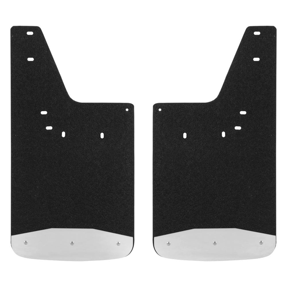 thumbnail interactive-video image 1 of LUVERNE 250931 Rear 12-Inch X 20-Inch Textured Rubber Mud Guards, Select Dodge, Ram 1500, 2500 1 of 13
