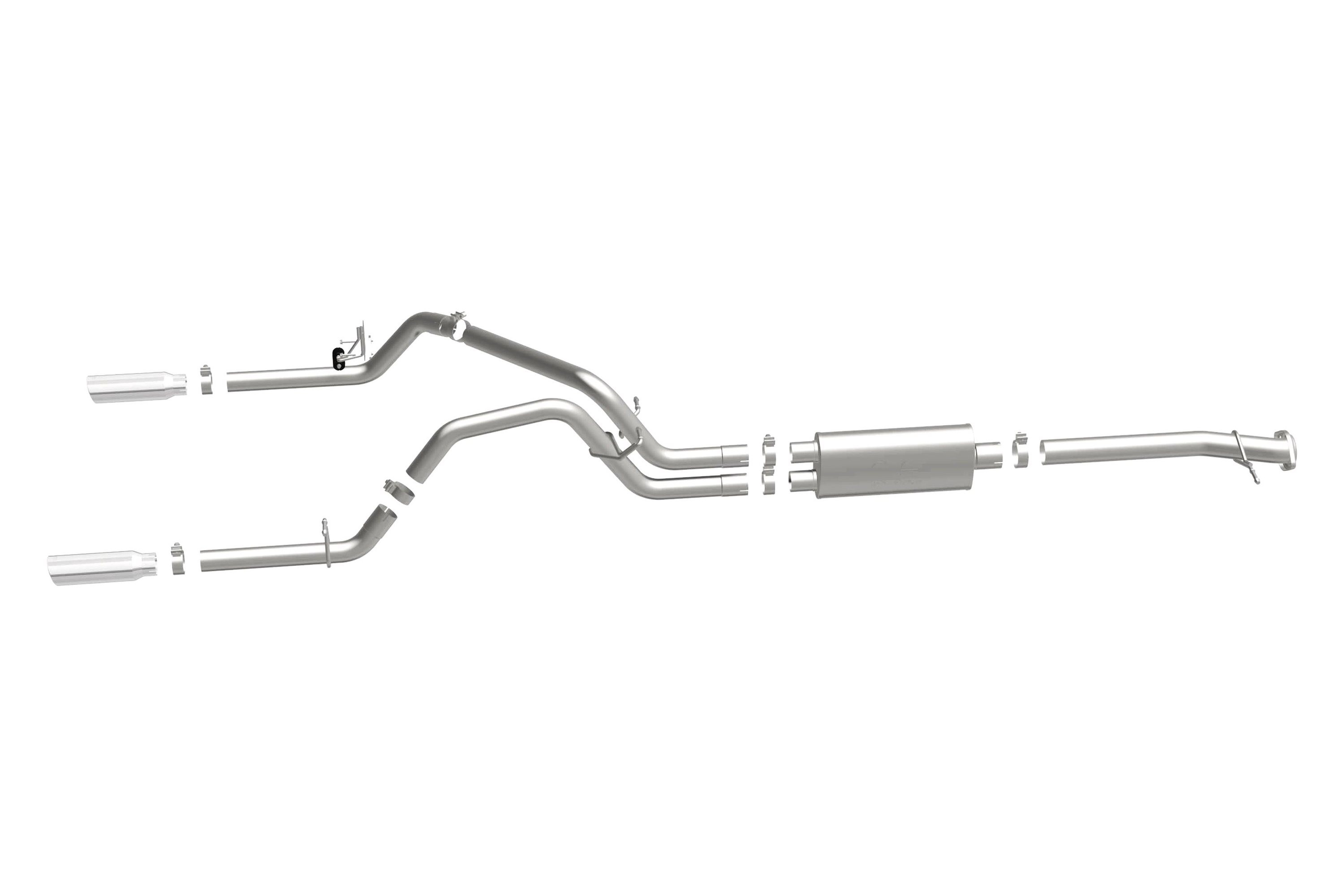 Magnaflow Touring Series Stainless Cat-Back Exhaust Quad Split Rear Exit | Audi S4 (10-13) (15599) main image 1