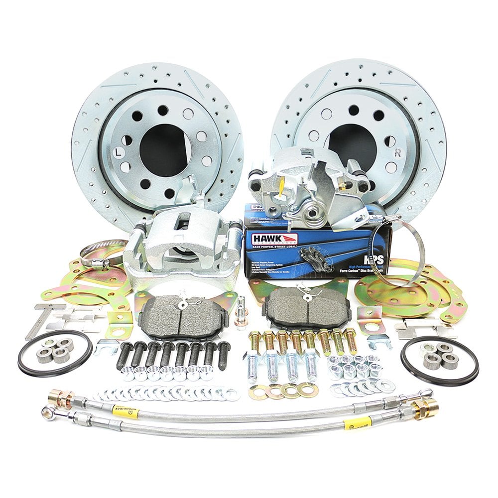 Master Power Brakes® DB1718BRHP Legend Series Drilled and Slotted