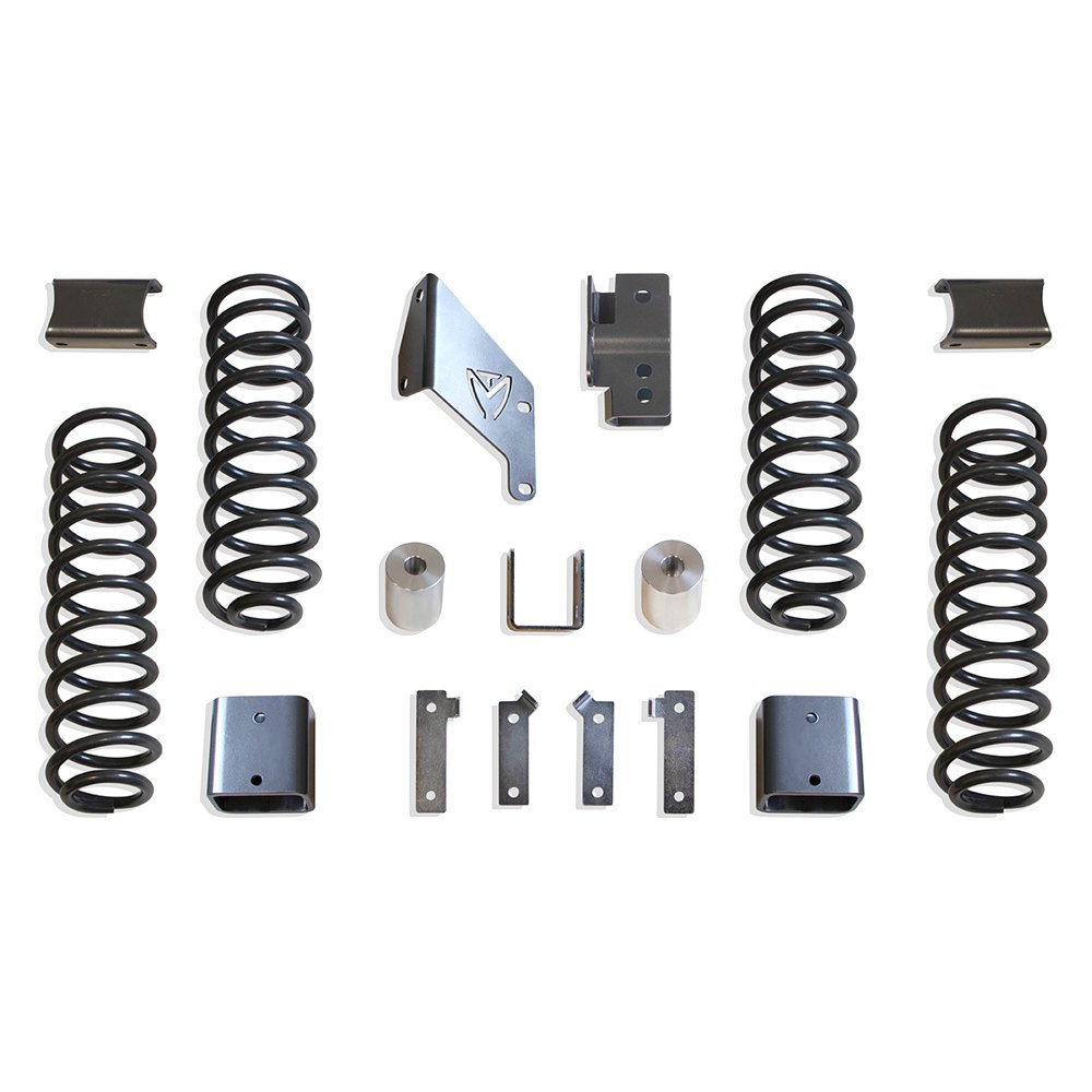 MaxTrac Suspension® Jeep Wrangler 2017 3" x 3" Coil Spring Front and Rear Suspension Lift Kit