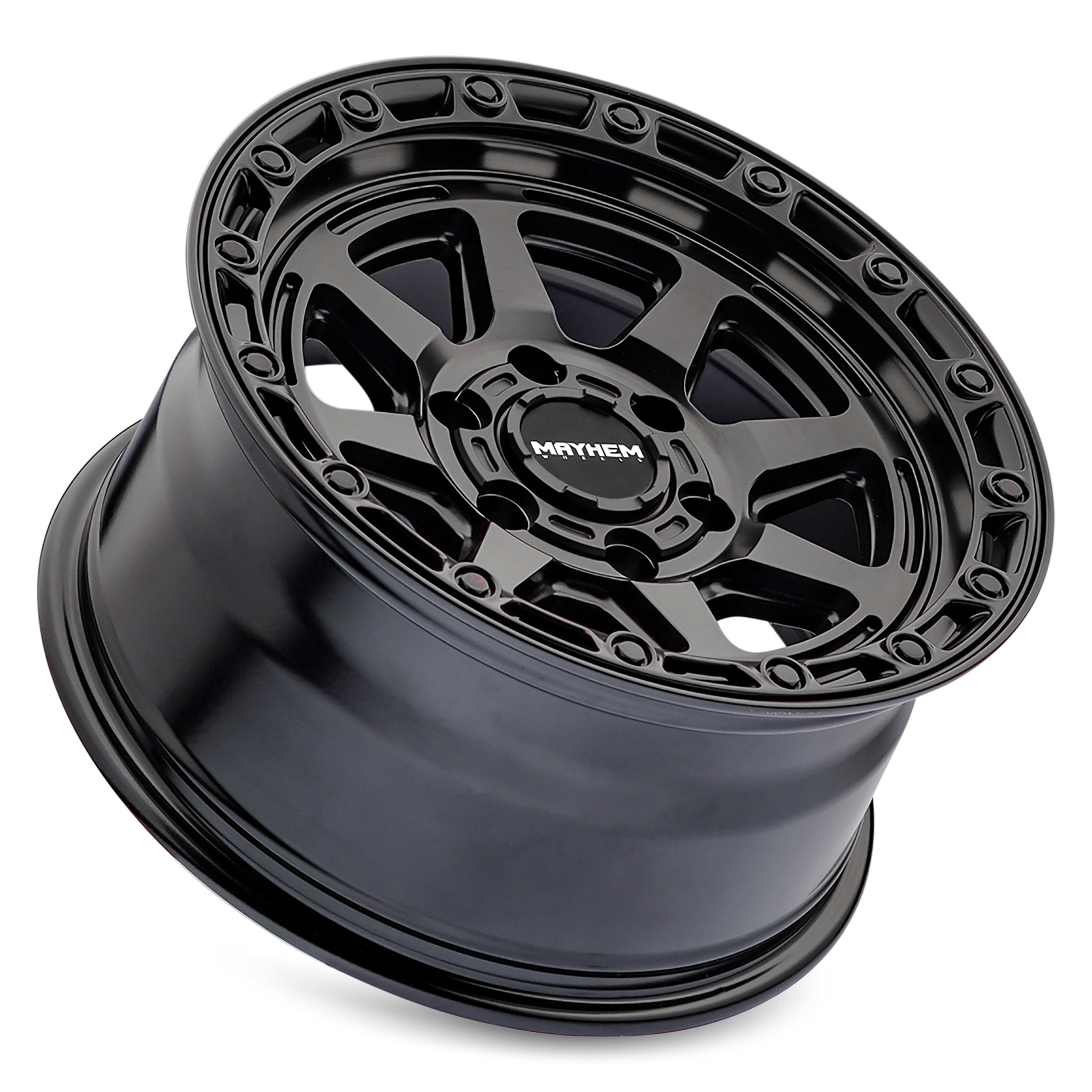 MAYHEM® 8306 RIDGELINE Wheels - Satin Black Rims - 8306-2981MB