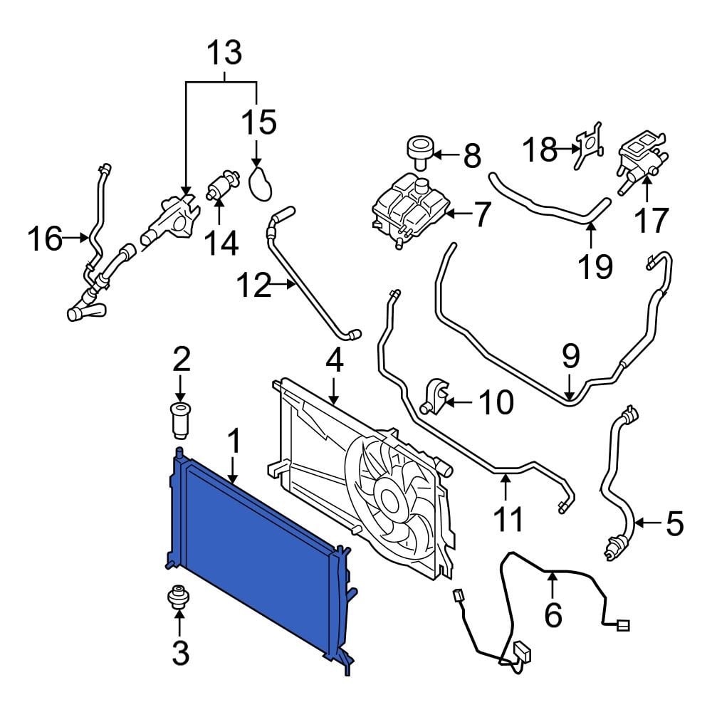 Mazda OE Z60315200 - Radiator