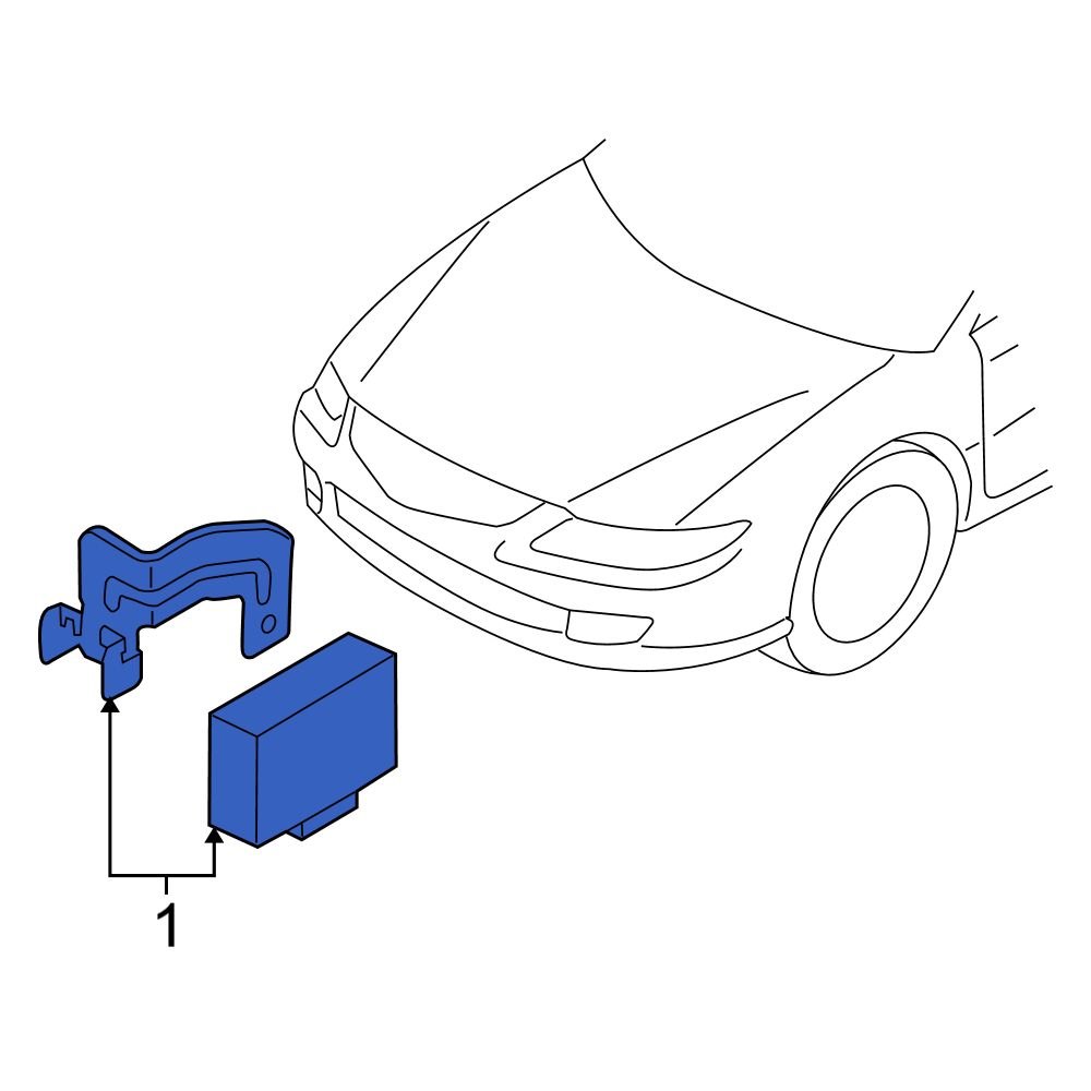 Mazda OE GK2A67790A AntiTheft Alarm Control Unit