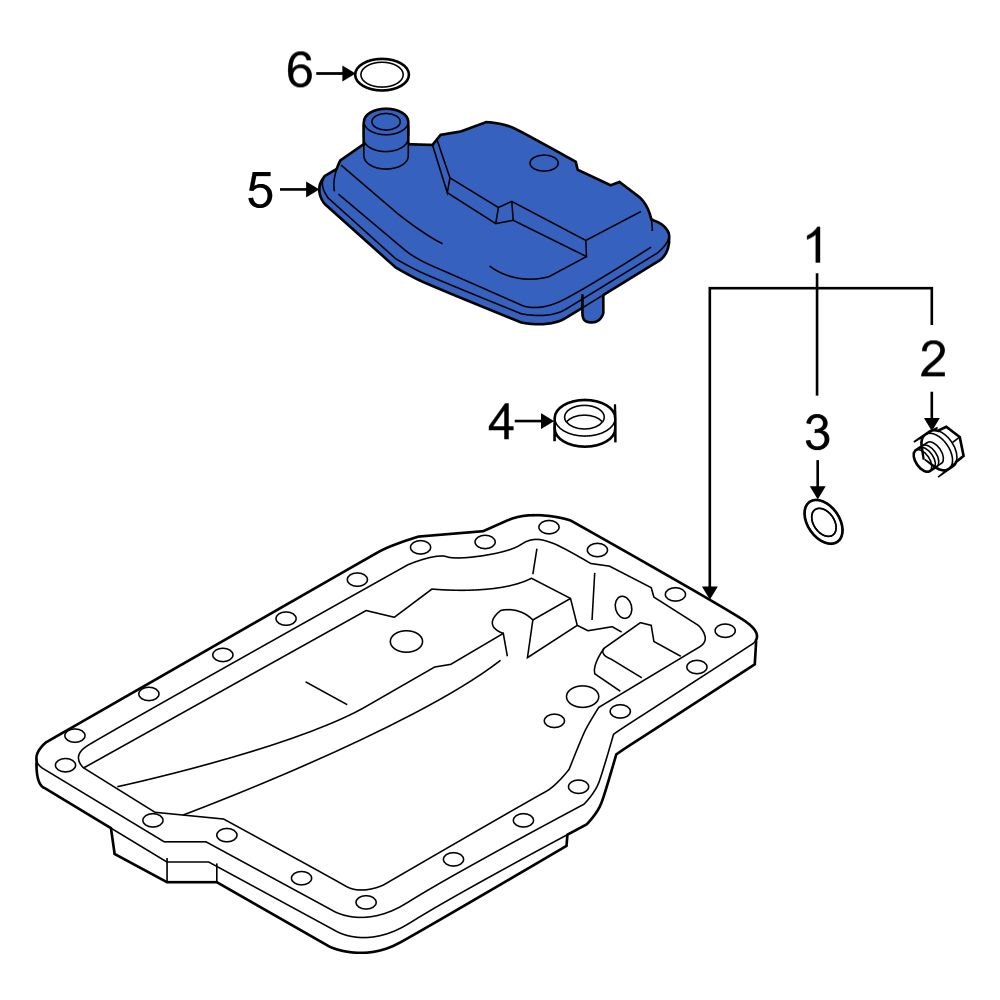 Mazda OE FNC121500A - Transmission Oil Filter