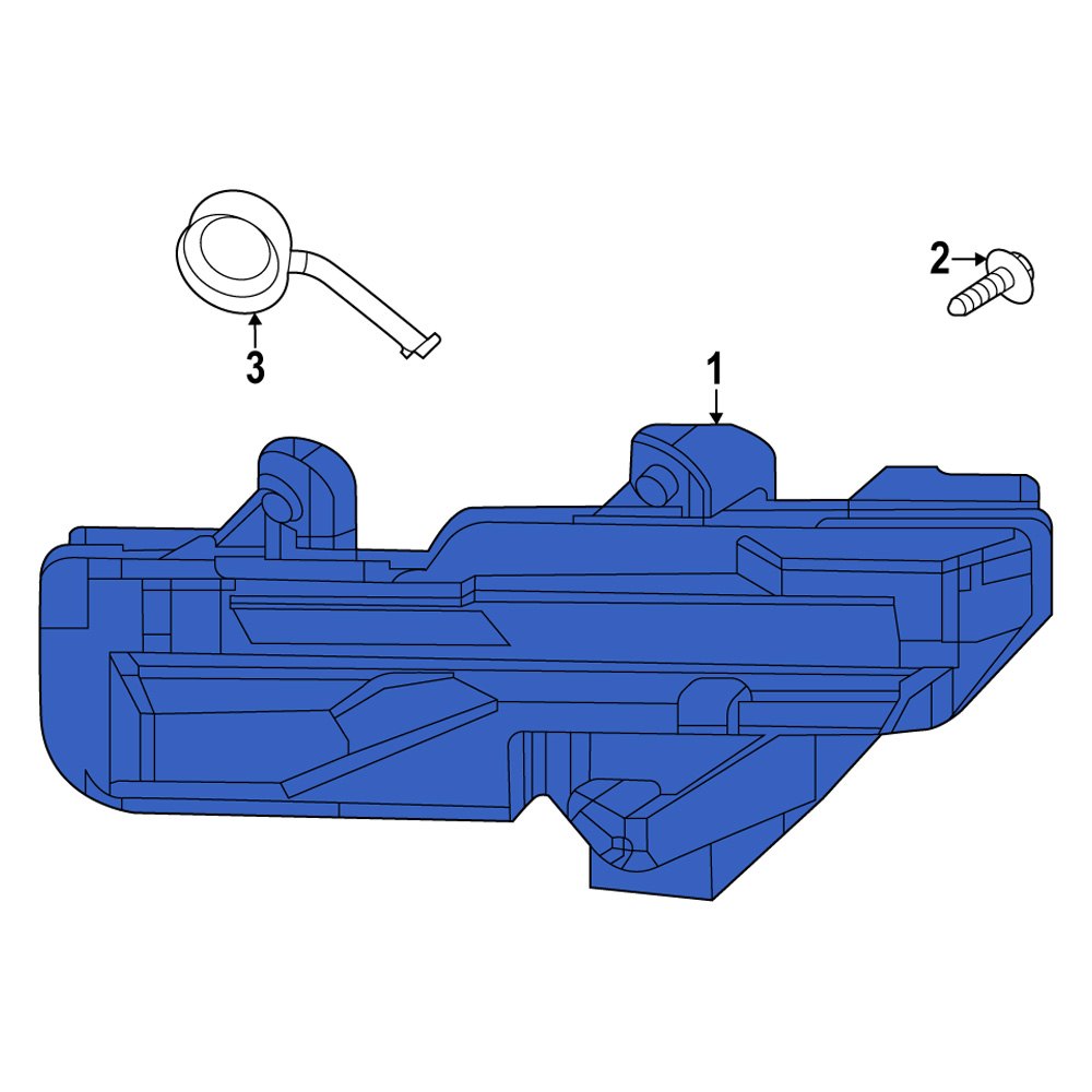 Mazda OE DFR569182B Front Left Turn Signal Light Assembly