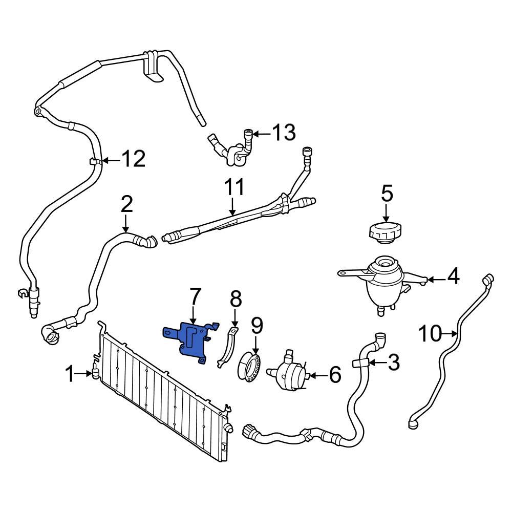 MercedesBenz OE 2065016601 Engine Water Pump Bracket