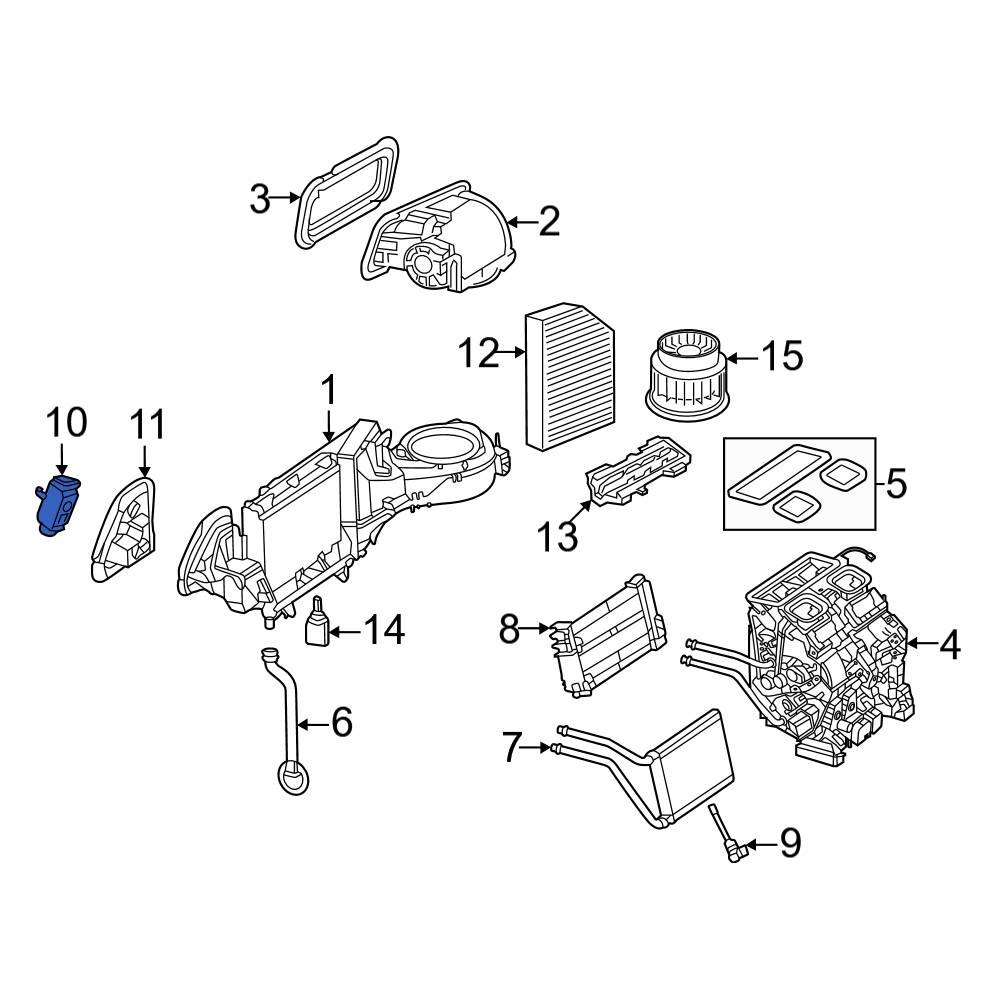 MercedesBenz OE 2068350500 A/C Expansion Valve