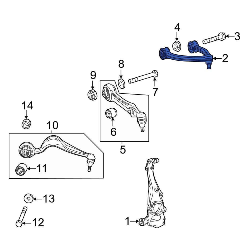 MercedesBenz OE 2063302100 Front Left Suspension Control Arm