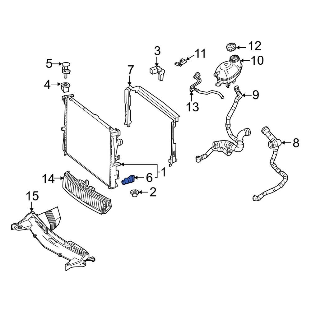 MercedesBenz OE 0009973707 Rear Radiator Drain Plug