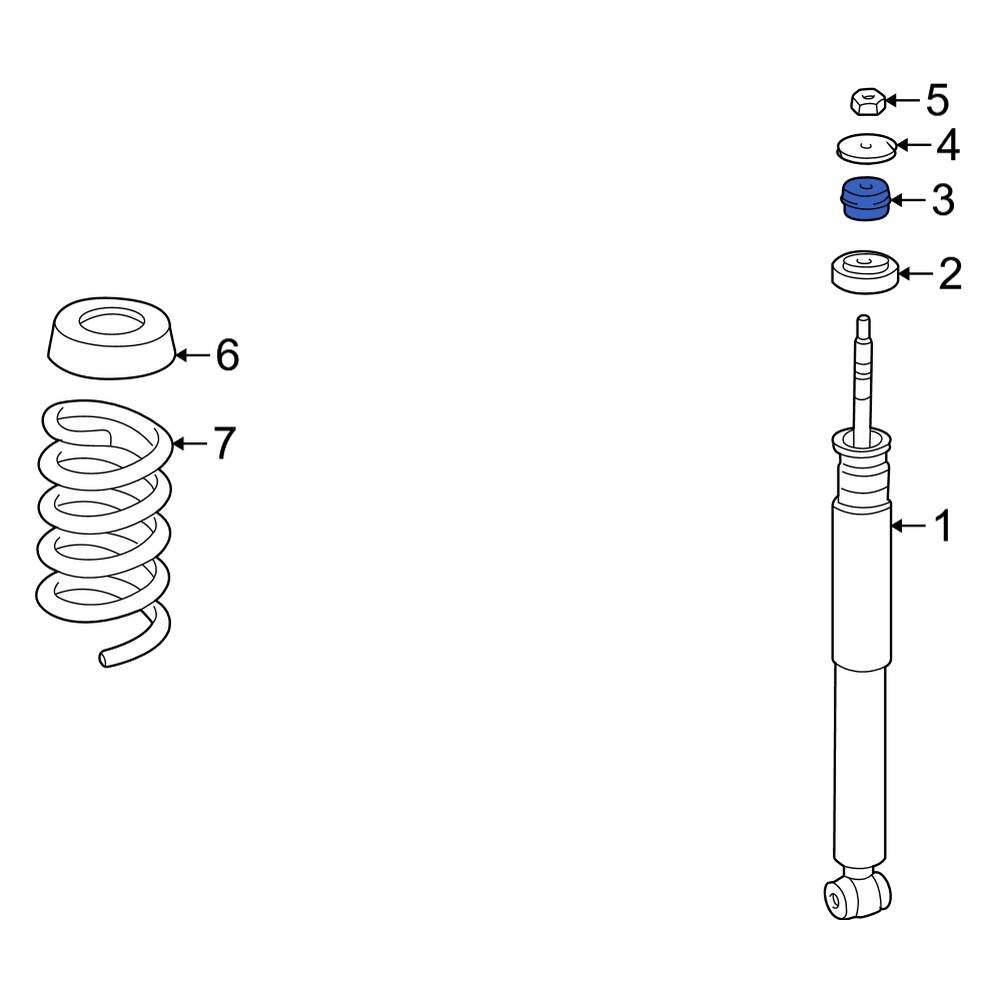 MercedesBenz OE 2023260168 Front Suspension Shock Absorber Mount