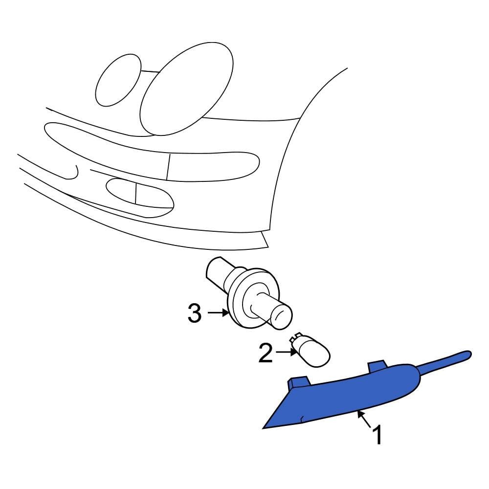 MercedesBenz OE 2118200221 Front Right Side Marker Light