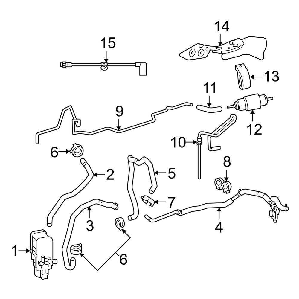 Mercedes-Benz OE 0089972490 - HVAC Heater Hose Clamp