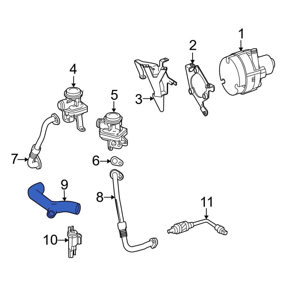 Mercedes-Benz OE 1562380482 - Secondary Air Injection Pump Hose