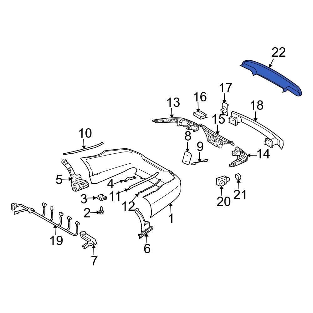 Mercedes-benz Oe 2198850825 - Rear Valance Panel