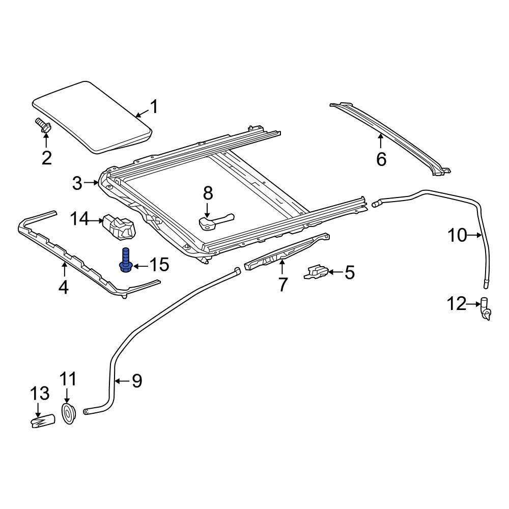 MercedesBenz OE 0119902104 Sunroof Motor Bolt