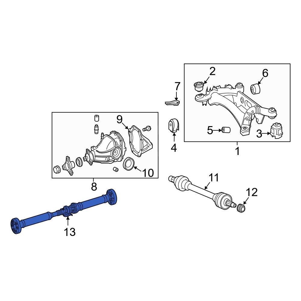 MercedesBenz OE 204410700180 Front Drive Shaft