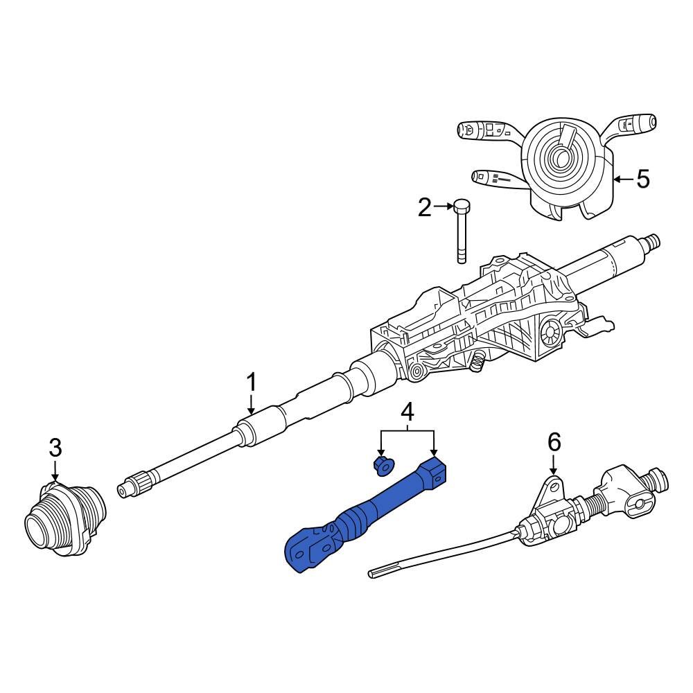 MercedesBenz OE 2054620478 Front Rack And Pinion Steering Pinion Shaft