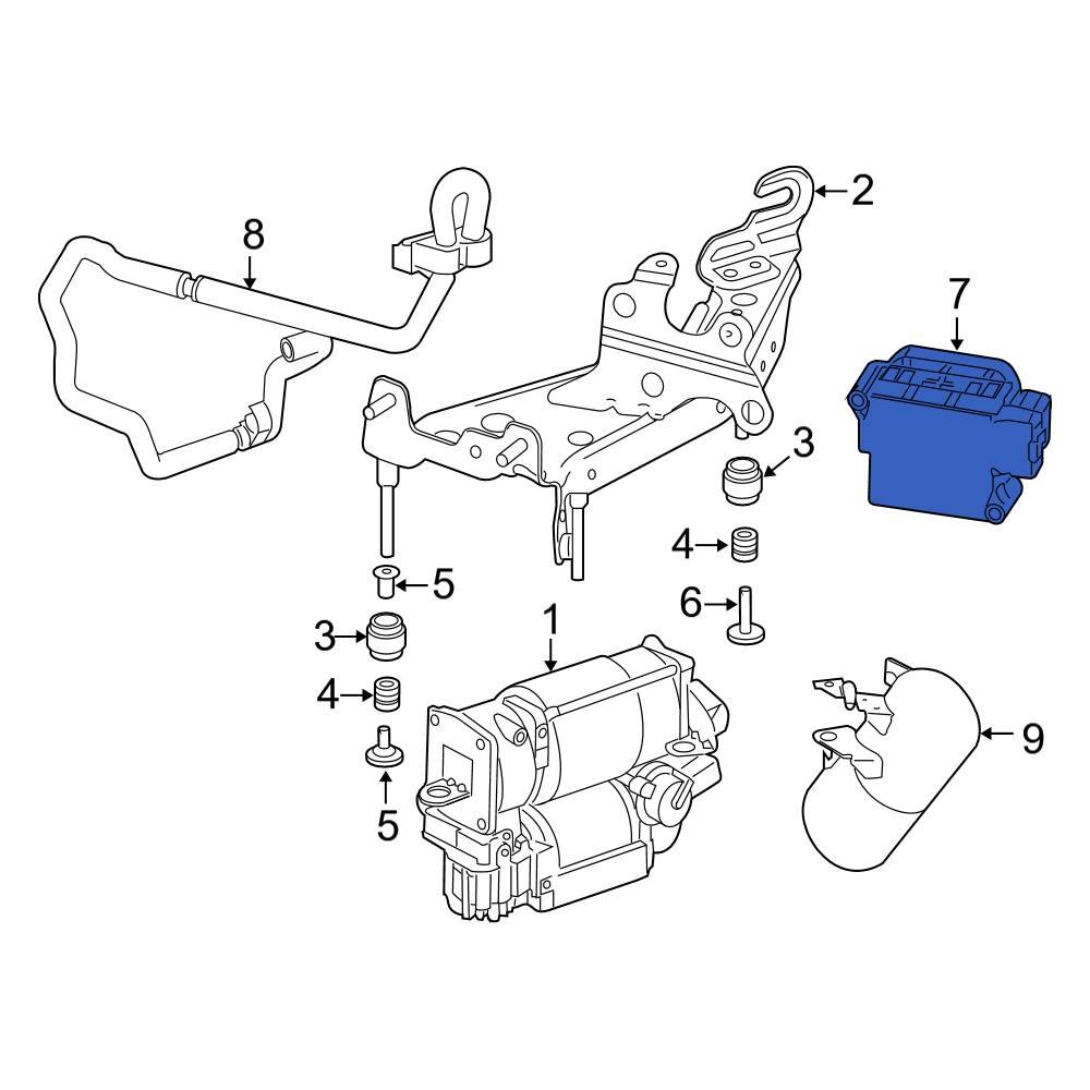 MercedesBenz OE 0993200258 Rear Suspension SelfLeveling Valve