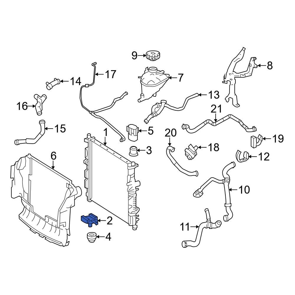 MercedesBenz OE 2515040114 Lower Radiator Mount Bracket