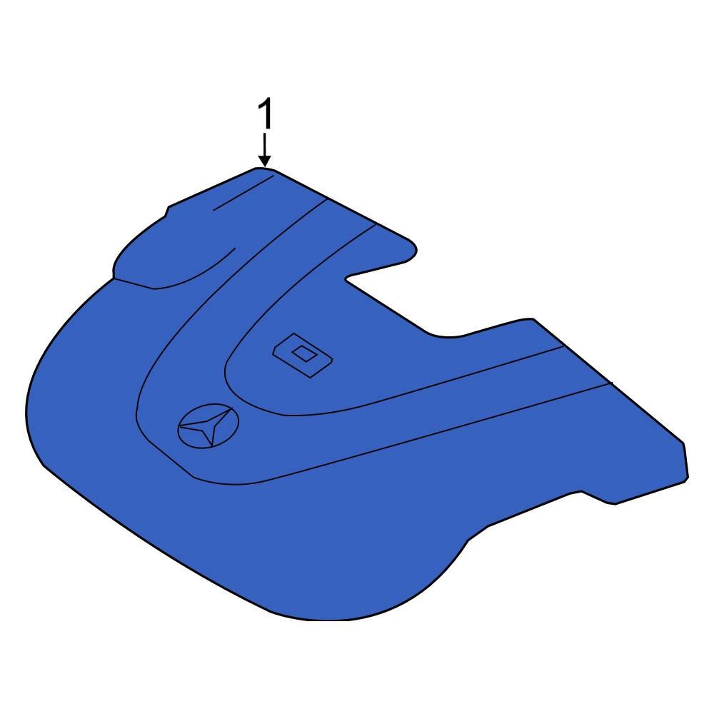 MercedesBenz OE 2720101167 Engine Cover