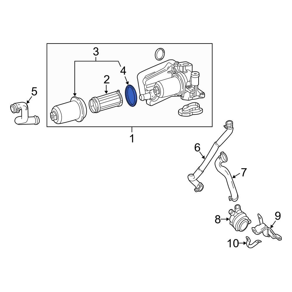 MercedesBenz OE 0229978045 Transmission Filter Housing ORing