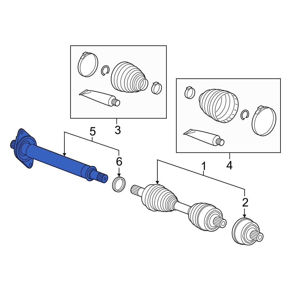 MercedesBenz OE 2463600274 CV Intermediate Shaft