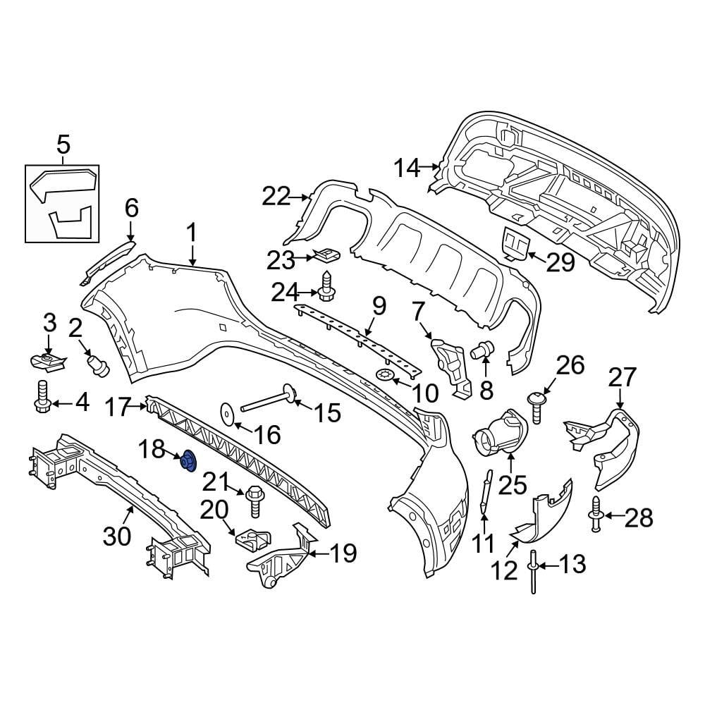 Mercedes-benz Oe 1568853300 - Left Bumper Guide Bracket