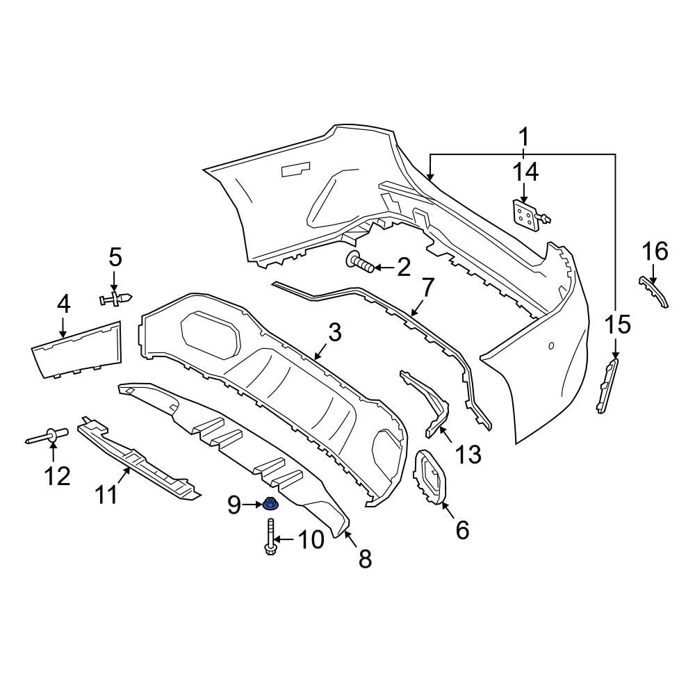 Mercedes-Benz OE 0039947545 - Stone Guard Nut