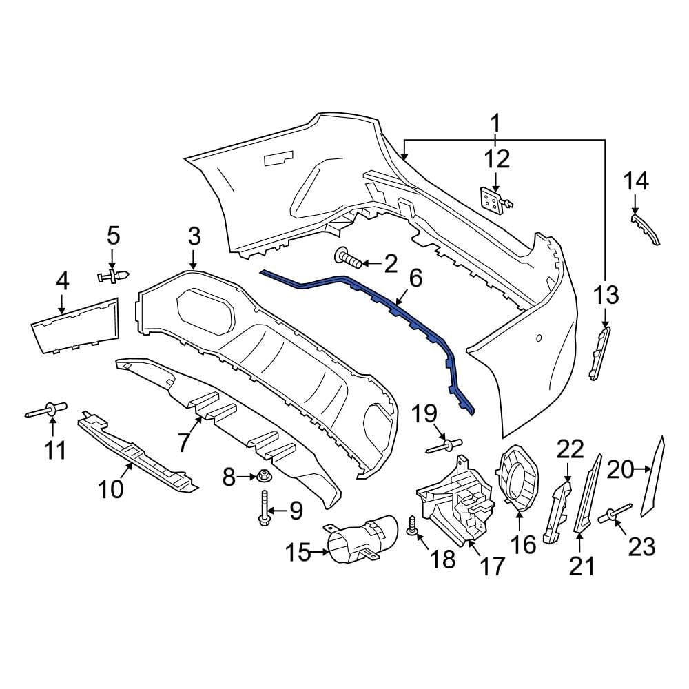 Mercedes-Benz OE 1778855601 - Rear Bumper Trim