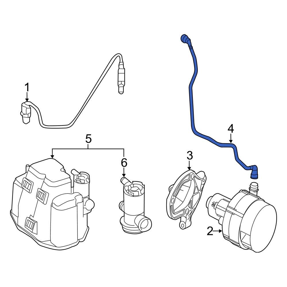 MercedesBenz OE 271018140064 Evaporative Emissions System Lines