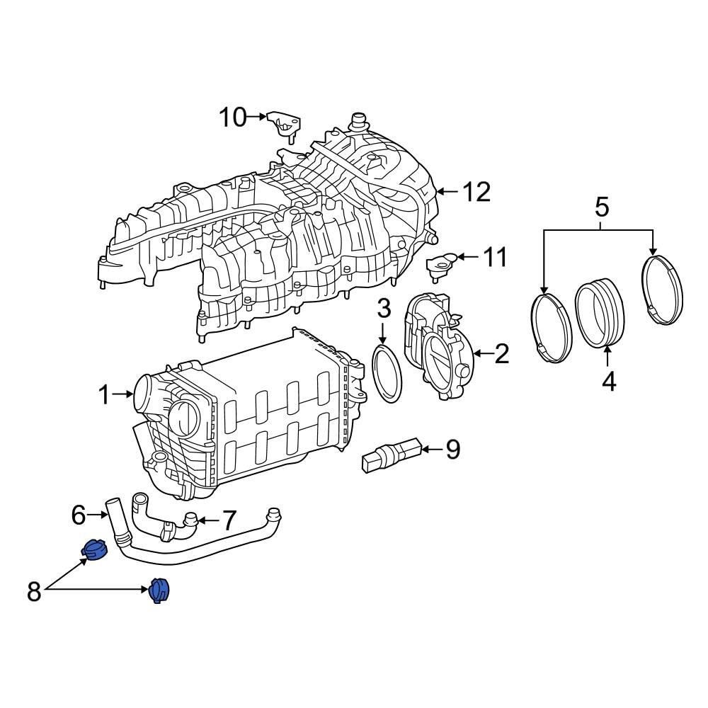 MercedesBenz OE 2309950105 Intercooler Hose Clamp