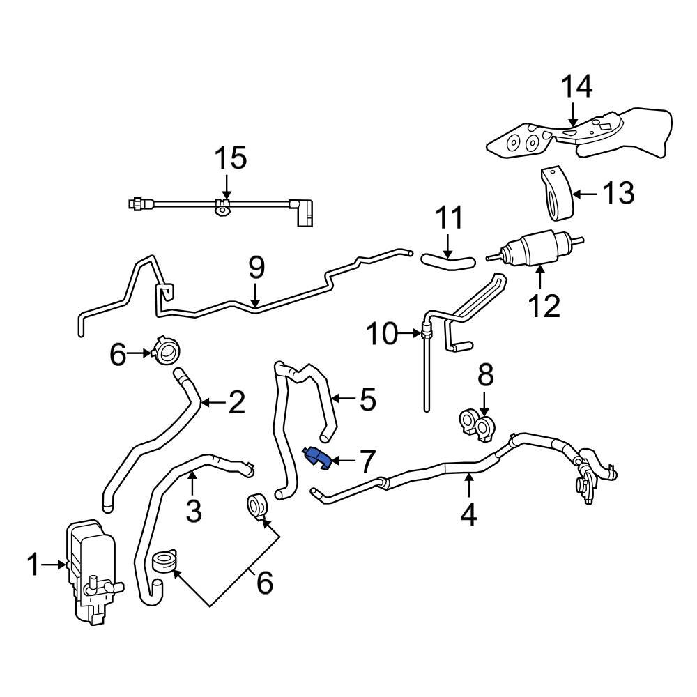 Mercedes-Benz OE 000000002772 - HVAC Heater Hose Clamp