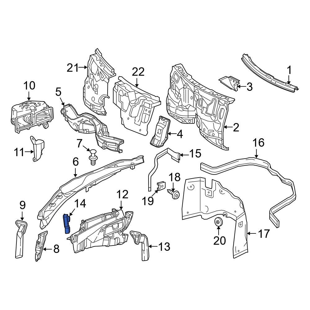 MercedesBenz OE 2045420218 Ambient Air Quality Sensor
