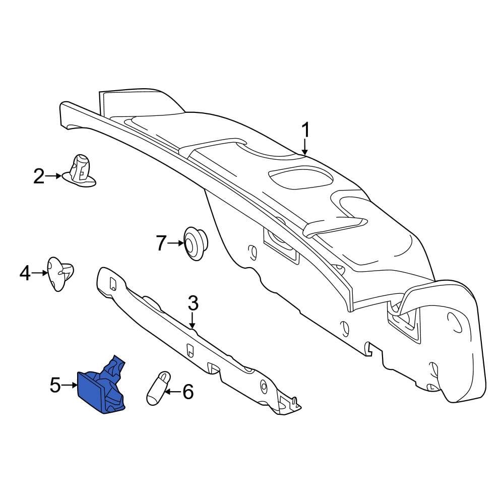 Mercedes-benz Oe 2218202101 - Rear Cargo Area Light