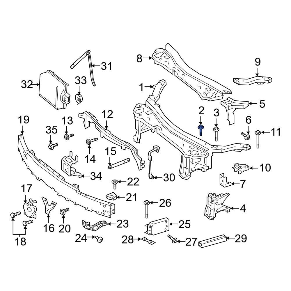 MercedesBenz OE 000000001116 Automatic Transmission Oil Cooler Bolt