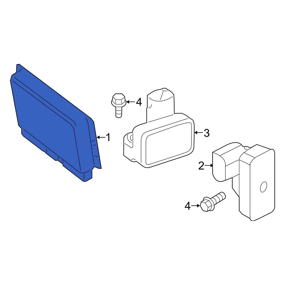 MercedesBenz OE 2139000335 Active Suspension Control Module