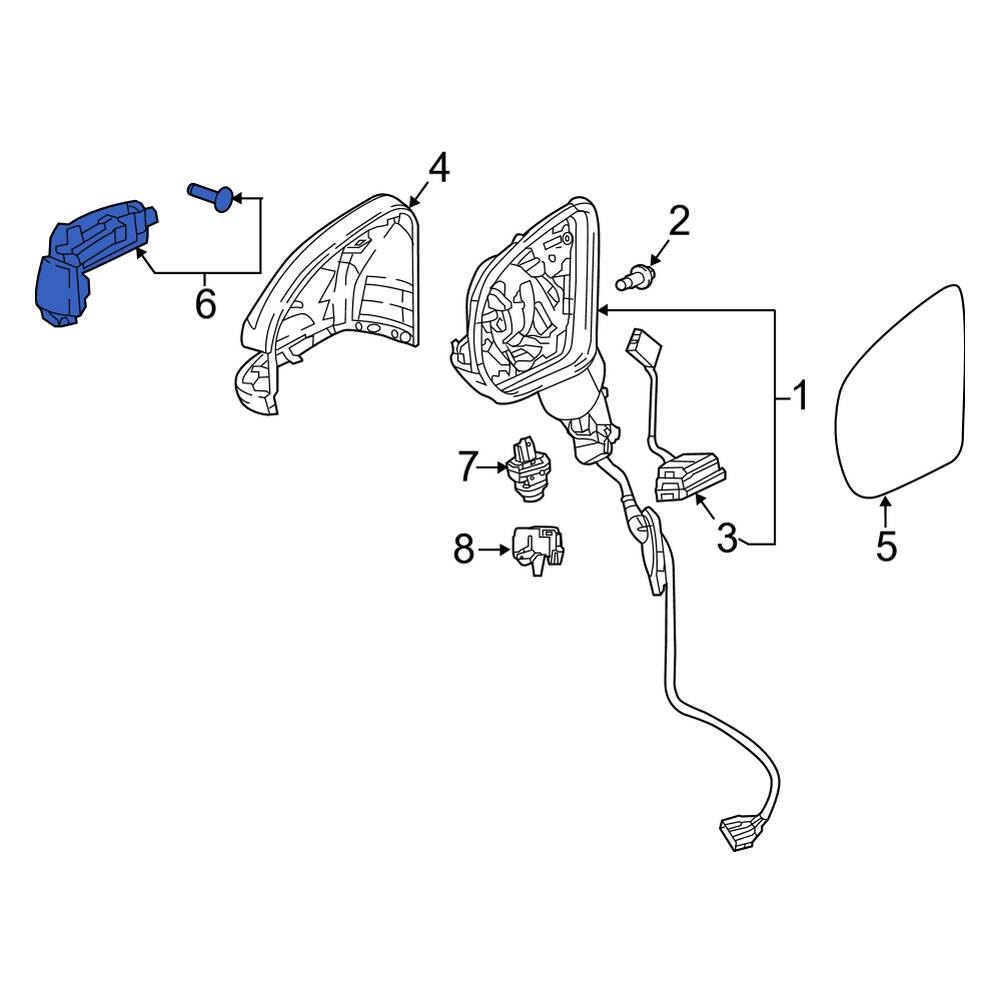 MercedesBenz OE 0999064601 Front Right Turn Signal Light Lens